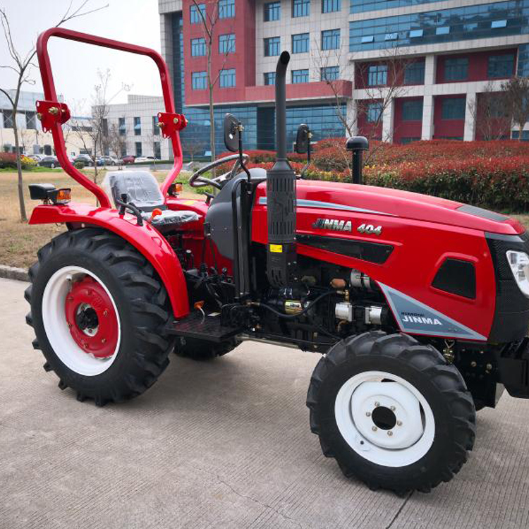 Chinese JINMA254 4850USD Small Agricultural Walking Tractor With Seat And Boom Mower