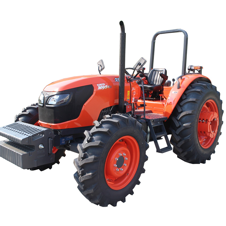 Kubota-M954K Tracteur 80 Hp Mini Agriculture Farm Petits Tracteurs à Vendre 4wd Chargeur Frontal Cheap-used-tractors