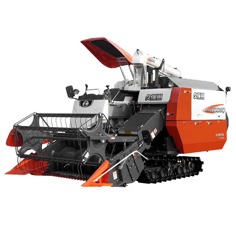 PRO1008Q Kubota Used Agricultural Machinery China Rice Harvester High Quality Factory Machine Corn Harvester Small Horsepower